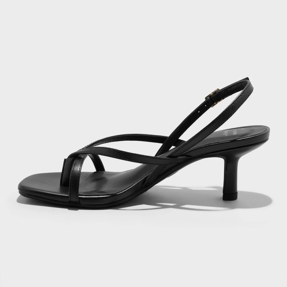 A New Day Women's Elegant Black Sandals